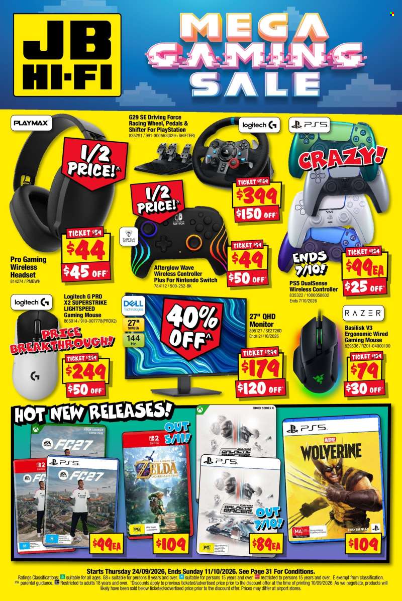 JB Hi-Fi Catalogue - 24 Sep 2026 - 11 Oct 2026.