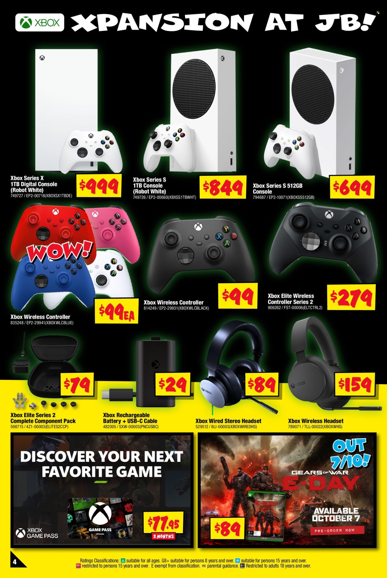 JB Hi-Fi catalogue - 24 Sep 2026 - 11 Oct 2026. Page 4