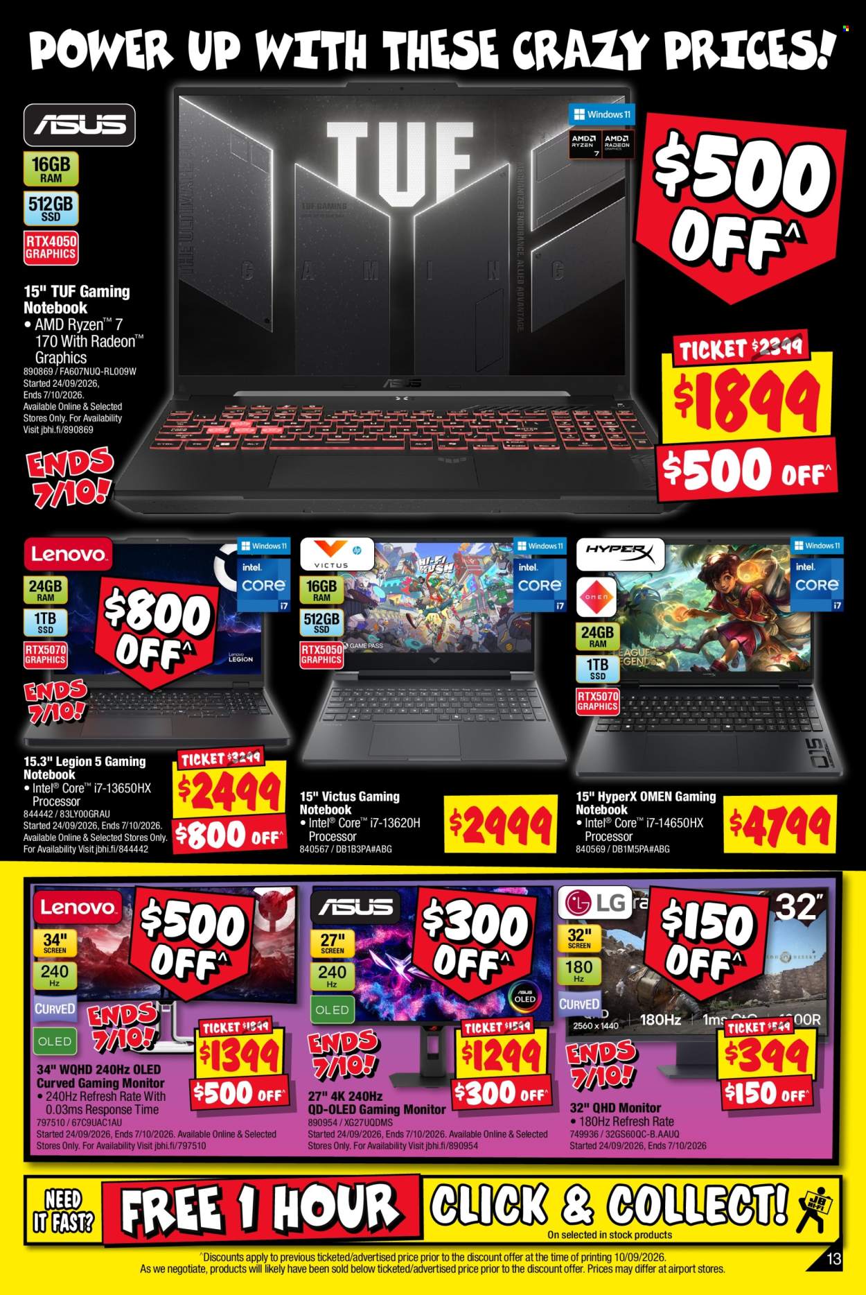 JB Hi-Fi catalogue - 24 Sep 2026 - 11 Oct 2026. Page 13