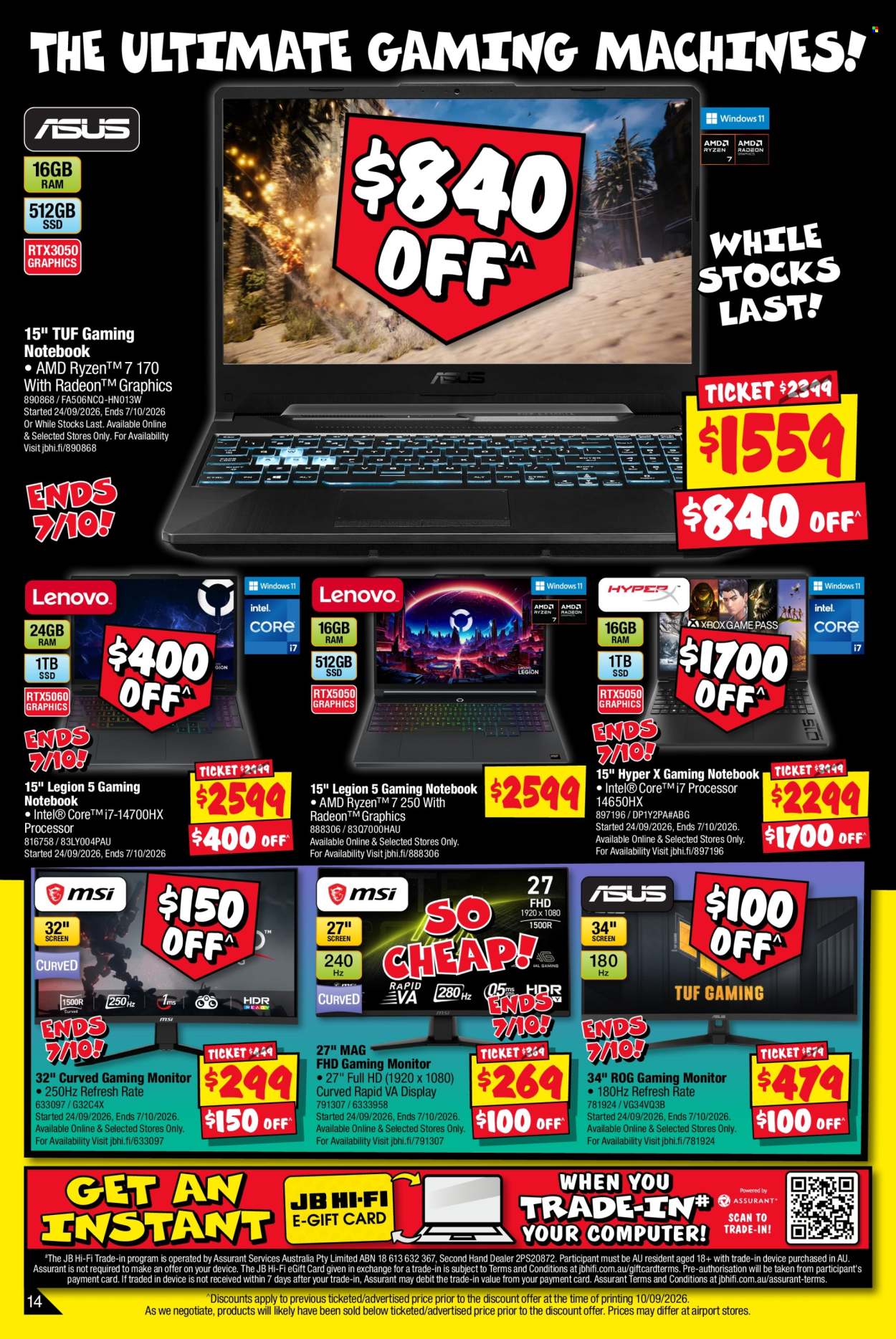 JB Hi-Fi catalogue - 24 Sep 2026 - 11 Oct 2026. Page 14