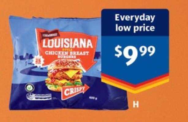 Louisiana Style Chicken Breast Burgers
