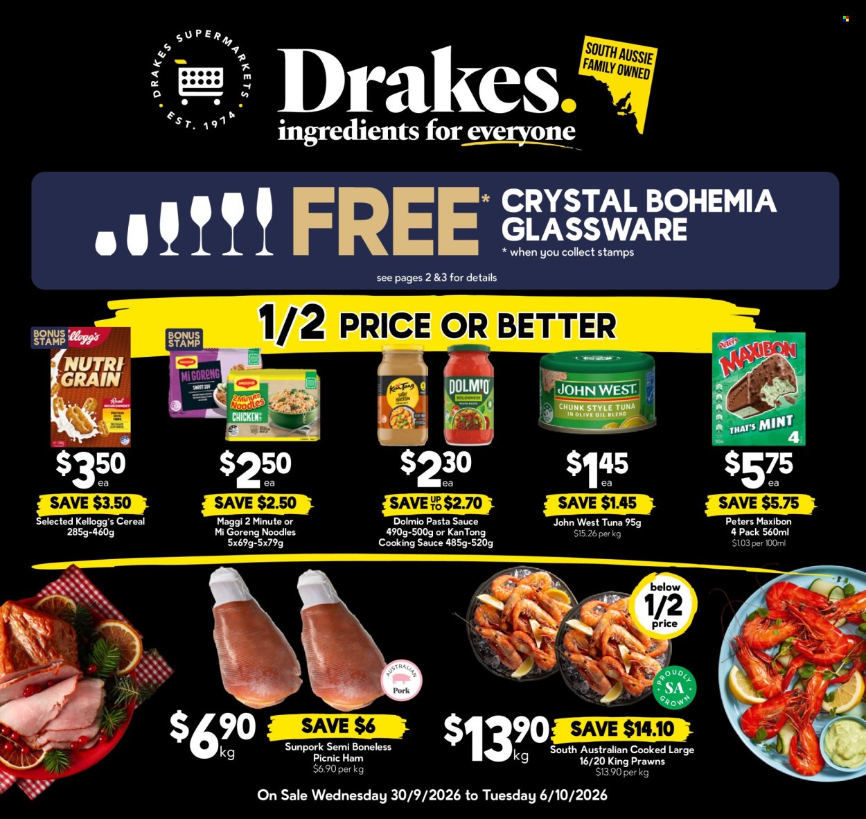 Drakes catalogue - 30 Sep 2026 - 6 Oct 2026. Page 1