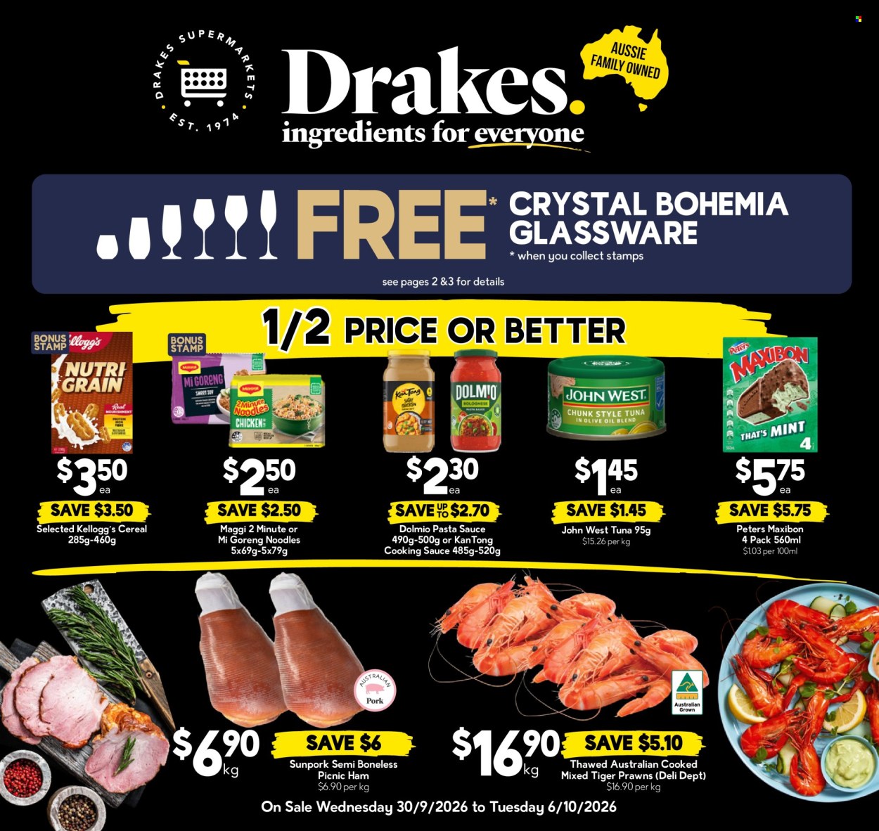 Drakes catalogue - 30 Sep 2026 - 6 Oct 2026. Page 1