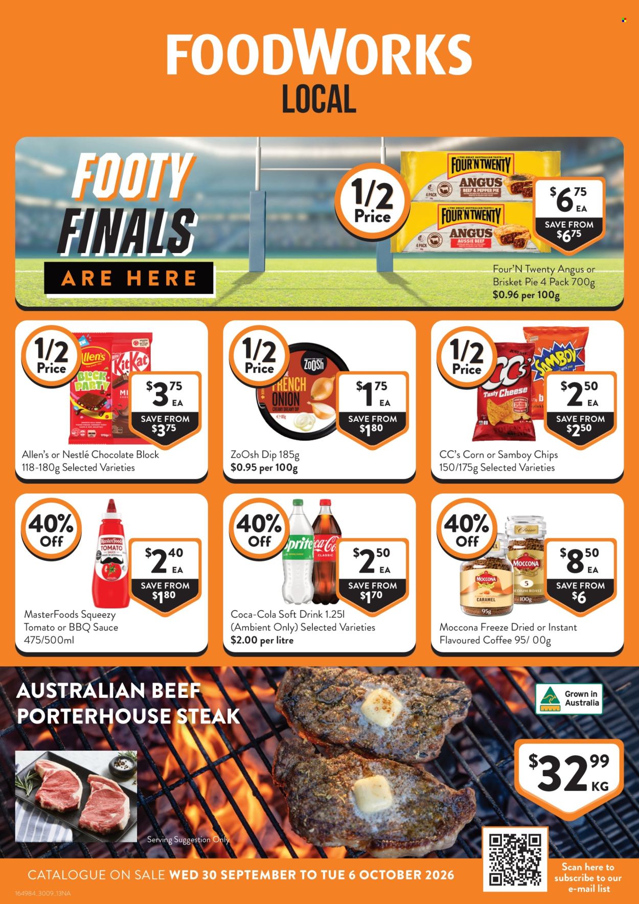 Foodworks catalogue - 30 Sep 2026 - 6 Oct 2026. Page 1