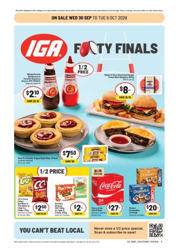 IGA Catalogue - 30 Sep 2026 - 6 Oct 2026.