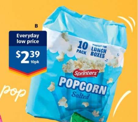 Sprinters Popcorn Salted