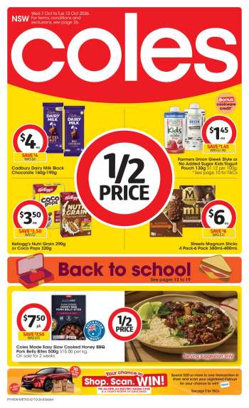 Coles Catalogue - 7 Oct 2026 - 13 Oct 2026.