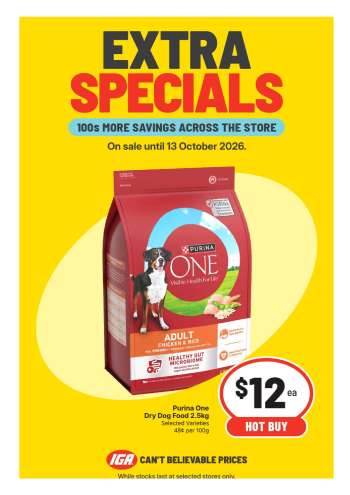 IGA Catalogue - 7 Oct 2026 - 13 Oct 2026.