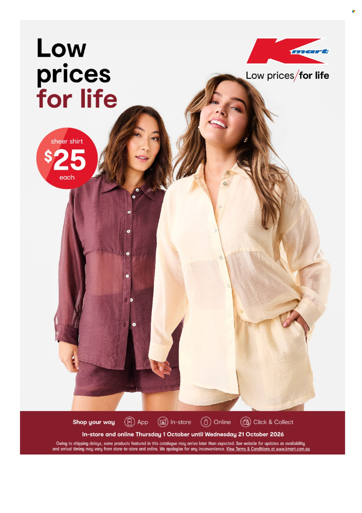 Kmart catalogue - 1 Oct 2026 - 21 Oct 2026. Page 1