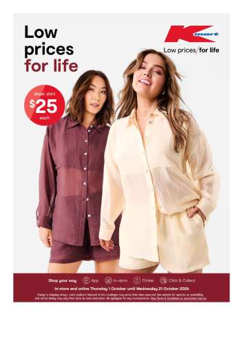 Kmart Catalogue - 1 Oct 2026 - 21 Oct 2026.