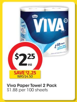 Viva Paper Towel 2 Pack