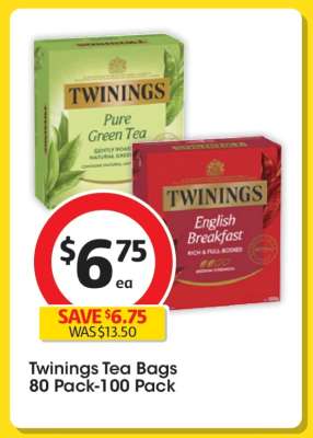 Twinings Tea Bags 80 Pack-100 Pack