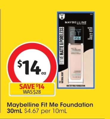 Maybelline Fit Me Foundation