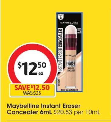 Maybelline Instant Eraser Concealer 6mL