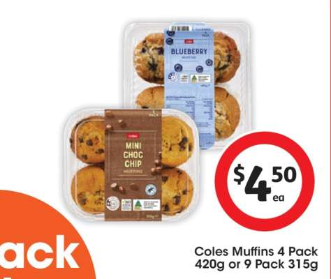 Coles Muffins