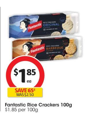 Fantastic Rice Crackers 100g