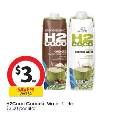 H2Coco Coconut Water 1 Litre