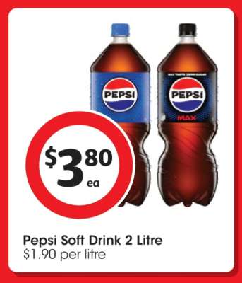 Pepsi Soft Drink 2 Litre