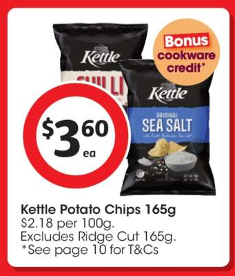 Kettle Potato Chips 165g