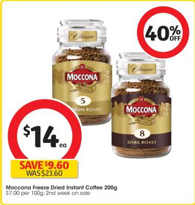 Moccona Freeze Dried Instant Coffee 200g