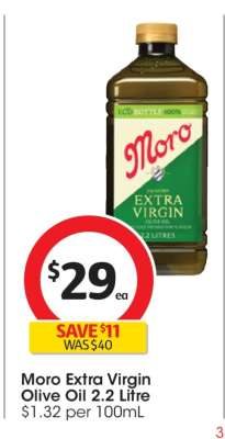 Moro Extra Virgin Olive Oil 2.2 Litre