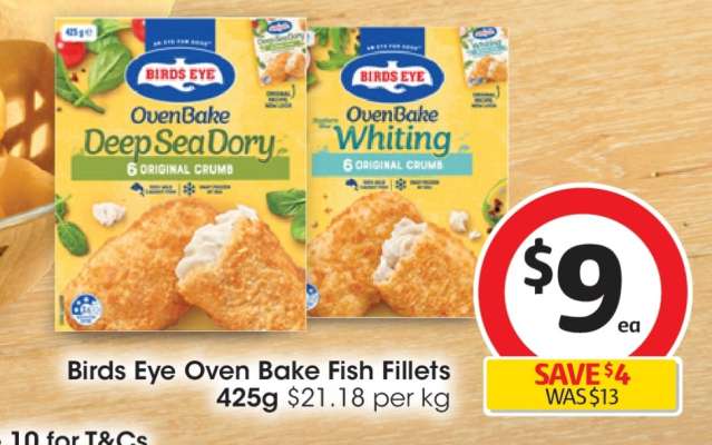 Birds Eye Oven Bake Fish Fillets