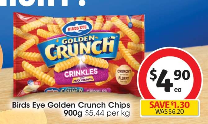 Birds Eye Golden Crunch Chips