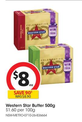 Western Star Butter 500g