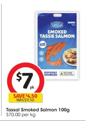Tassal Smoked Salmon 100g