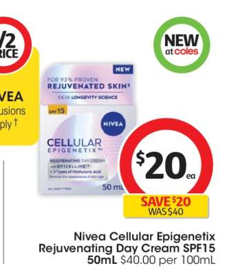 Nivea Cellular Epigenetix Rejuvenating Day Cream SPF15