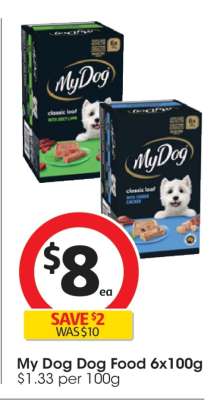 My Dog Dog Food 6x100g