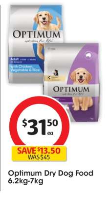 Optimum Dry Dog Food 6.2kg-7kg
