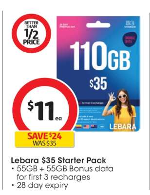 Lebara $35 Starter Pack