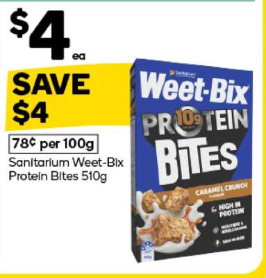 Sanitarium Weet-Bix Protein Bites 510g