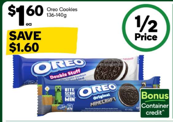 Oreo Cookies 136-140g