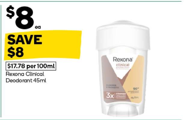 Rexona Clinical Deodorant 45ml