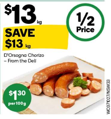 D'Orsogna Chorizo