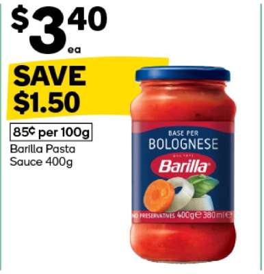 Barilla Pasta Sauce 400g