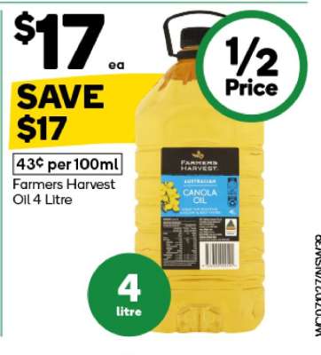 Farmers Harvest Oil 4 Litre