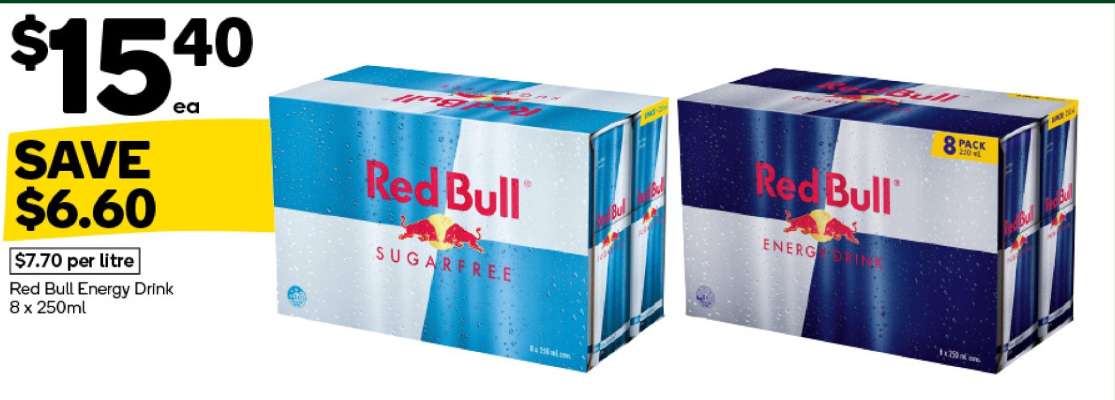 Red Bull Energy Drink 8 x 250ml