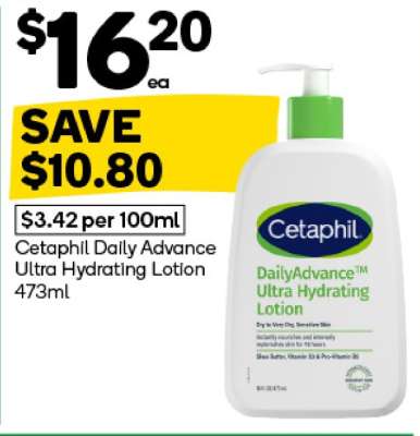 Cetaphil Daily Advance Ultra Hydrating Lotion 473ml
