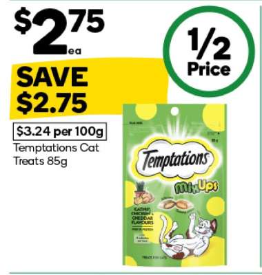 Temptations Cat Treats 85g