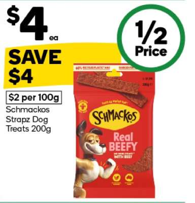 Schmackos Strapz Dog Treats 200g