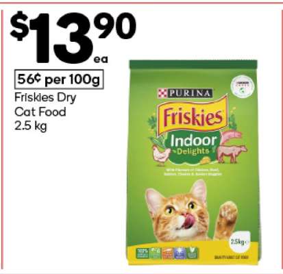 Friskies Dry Cat Food 2.5 kg