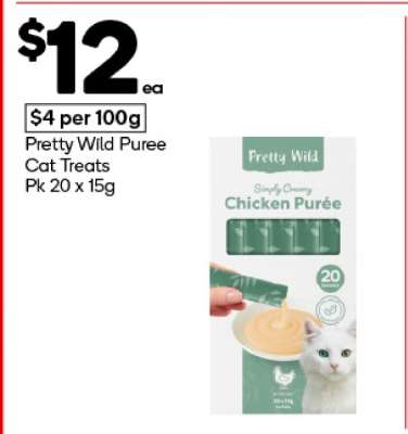 Pretty Wild Puree Cat Treats