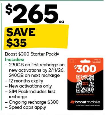 Boost $300 Starter Pack