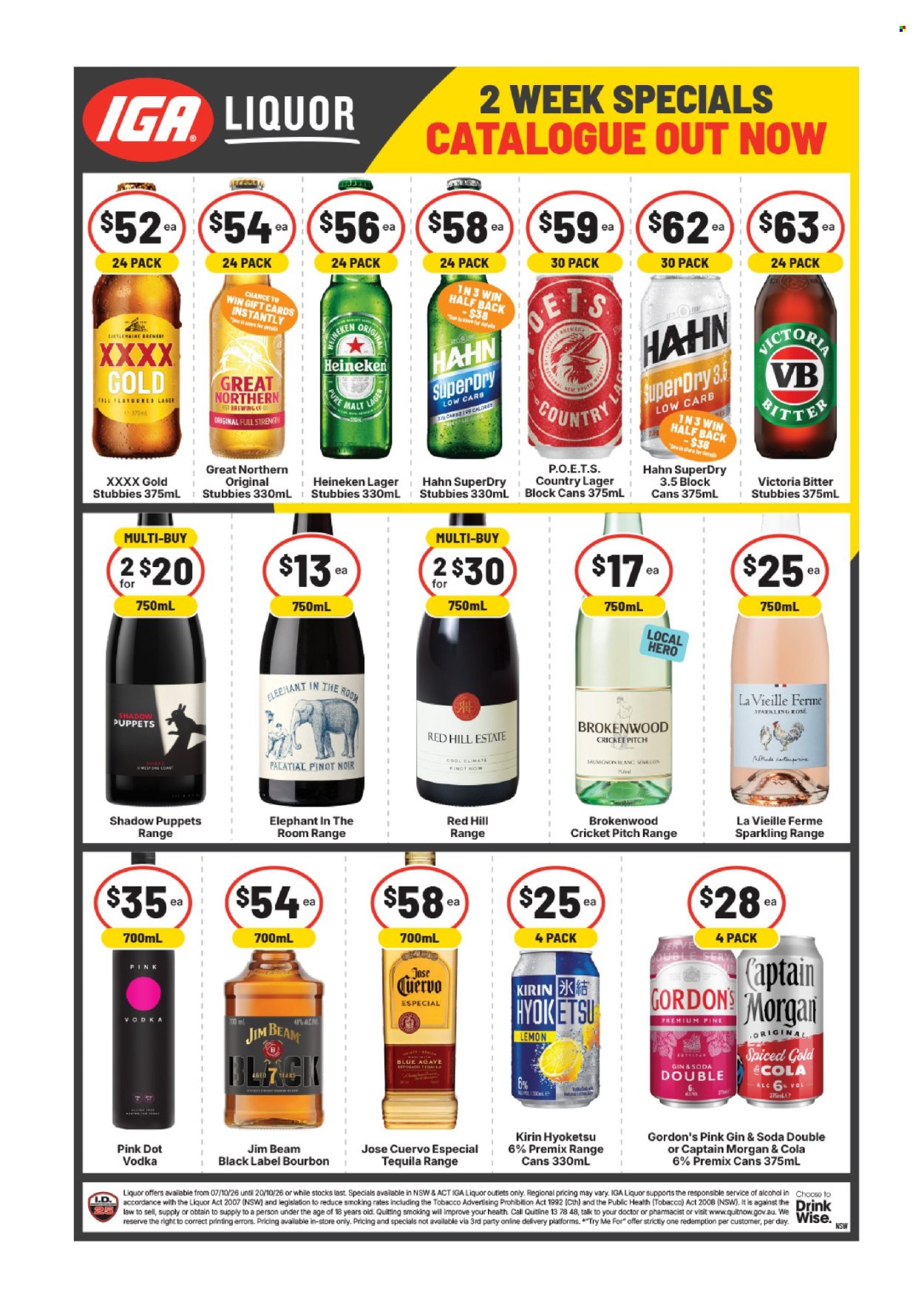IGA LIQUOR catalogue - 7 Oct 2026 - 20 Oct 2026. Page 2