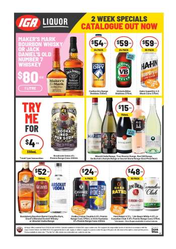 thumbnail - IGA LIQUOR catalogue