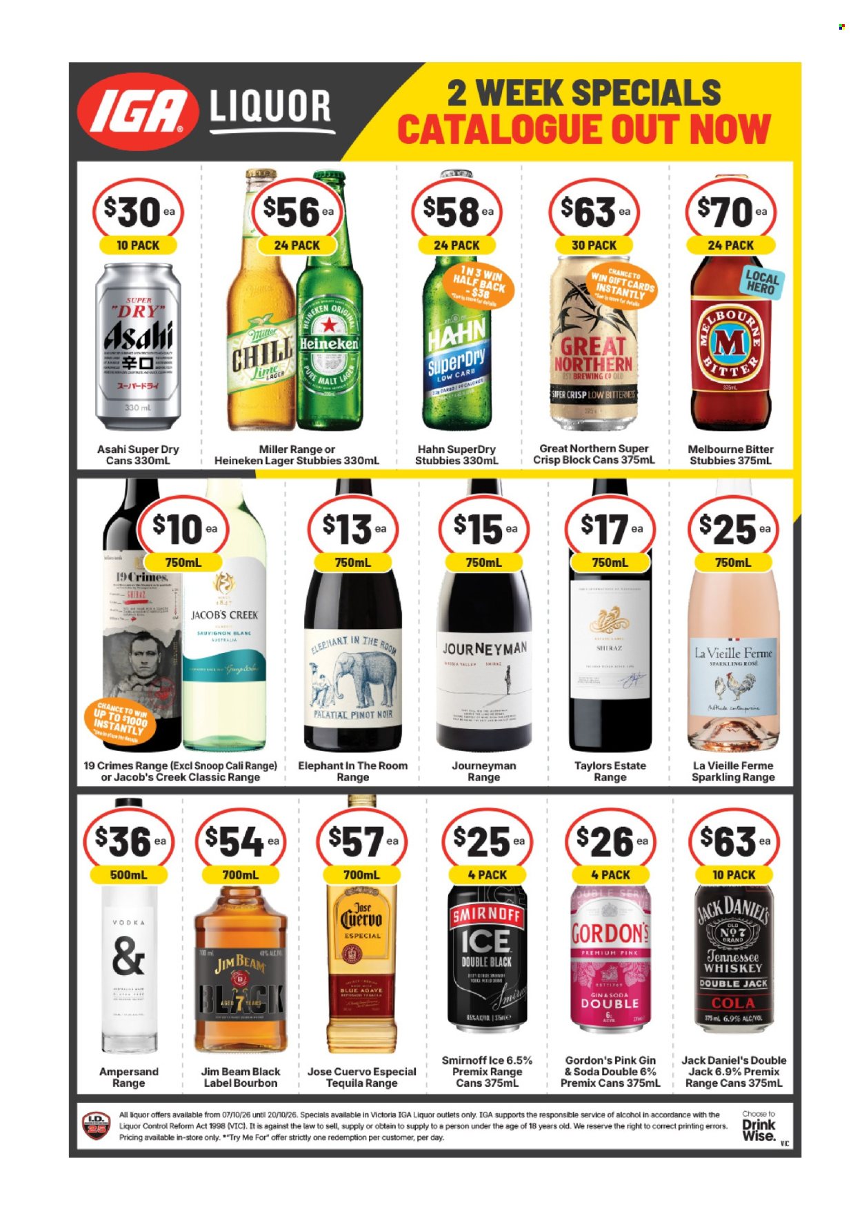 IGA LIQUOR catalogue - 7 Oct 2026 - 20 Oct 2026. Page 2