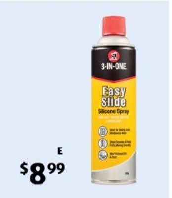 3-IN-ONE Easy Slide Silicone Spray